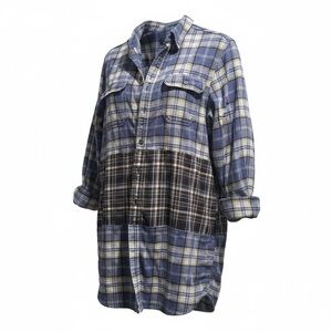 Upcycled George Flannel Plaid Duster/Shirt